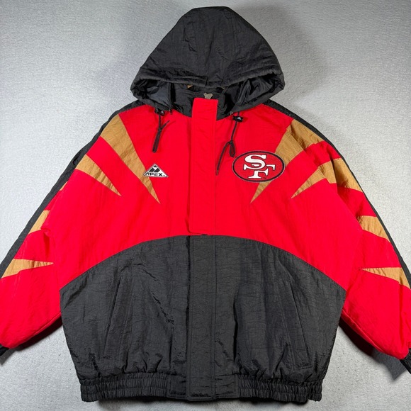 Apex One Other - Vintage San Francisco 49ers Sharktooth NFL Pro Line Apex One Anorak Jacket XL